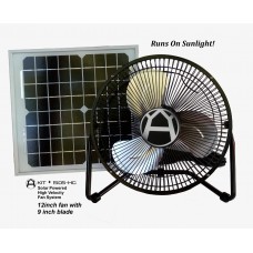 10 Watt Solar Powered Plug and Play Fan Kit