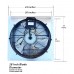 Greenhouse Solar Exhaust Fan -Brushless Motor