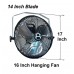 16 Inch Solar Hanging Fan